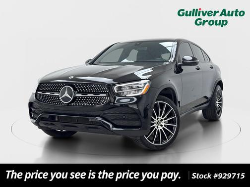 Obsidian Black Metallic 2021 Mercedes-Benz GLC 300 4MATIC Coupe