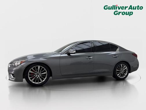 Graphite Shadow 2020 INFINITI Q50 3.0t LUXE