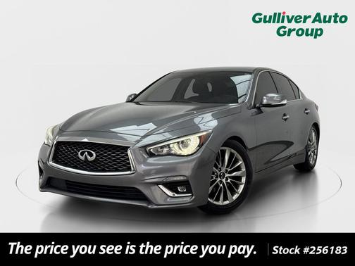 Graphite Shadow 2020 INFINITI Q50 3.0t LUXE