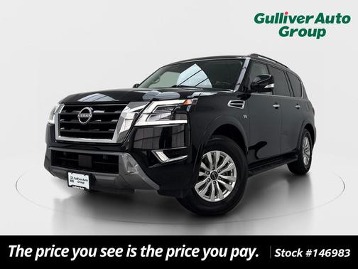 Super Black 2021 Nissan Armada SV 2WD
