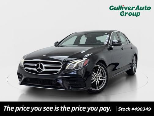 Obsidian Black Metallic 2019 Mercedes-Benz E-Class 4MATIC