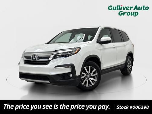 Platinum White Pearl 2020 Honda Pilot 2WD EX-L w/Navi