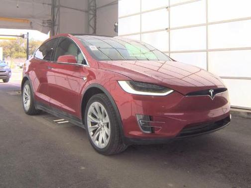 Red Multi-Coat 2021 Tesla Model X Long Range Plus Dual Motor All-Wheel Drive