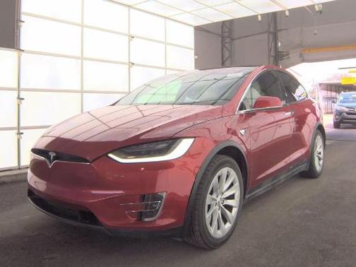 Red Multi-Coat 2021 Tesla Model X Long Range Plus Dual Motor All-Wheel Drive