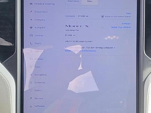 Red Multi-Coat 2021 Tesla Model X Long Range Plus Dual Motor All-Wheel Drive