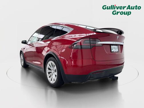 Red Multi-Coat 2021 Tesla Model X Long Range Plus Dual Motor All-Wheel Drive