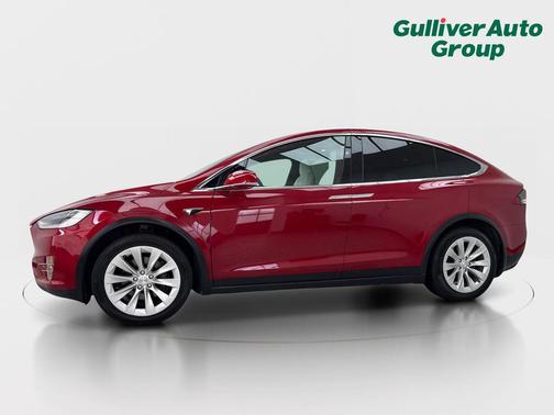 Red Multi-Coat 2021 Tesla Model X Long Range Plus Dual Motor All-Wheel Drive