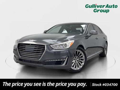 London Gray Metallic 2017 Genesis G90 Premium