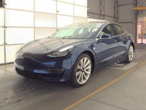 Deep Blue Metallic 2018 Tesla Model 3 Long Range