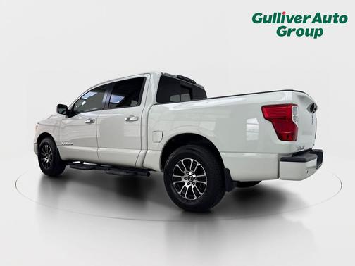 Glacier White 2021 Nissan Titan SV