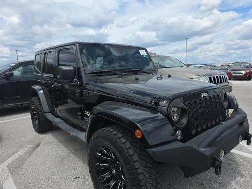 Black Clearcoat 2014 Jeep Wrangler Unlimited Sahara