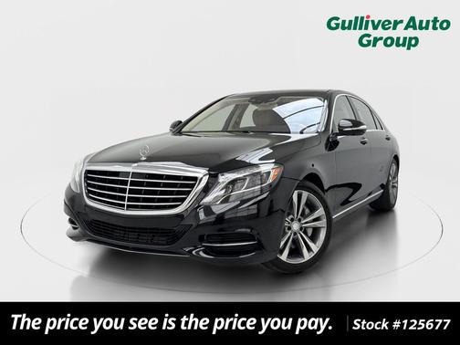 Obsidian Black Metallic 2015 Mercedes-Benz S-Class 4MATIC