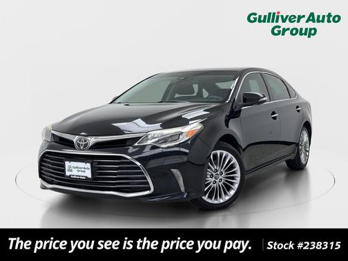 Midnight Black Metallic 2016 Toyota Avalon Limited