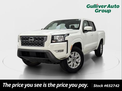 Glacier White 2022 Nissan Frontier SV