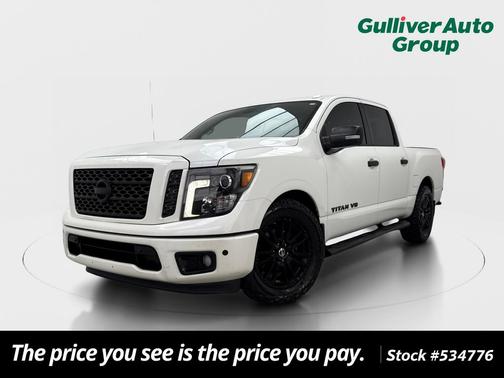 Pearl White Metallic 2018 Nissan Titan SV