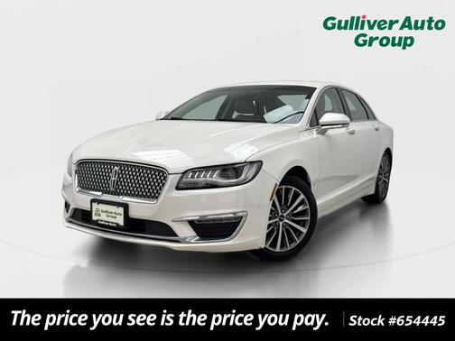 White Platinum Clearcoat Metallic 2017 Lincoln MKZ Premiere