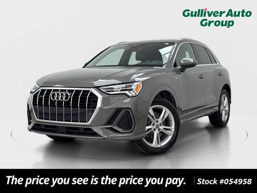 Gray Metallic 2020 Audi Q3 45 S line Premium Plus