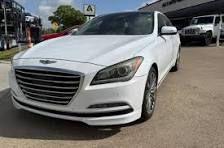 Casablanca White 2015 Hyundai Genesis 3.8