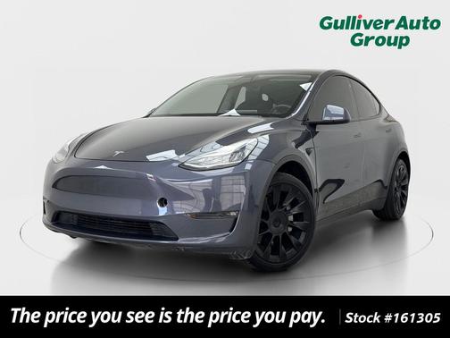 Midnight Silver Metallic 2021 Tesla Model Y Long Range Dual Motor All-Wheel Drive