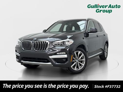 Dark Graphite Metallic 2019 BMW X3 sDrive30i