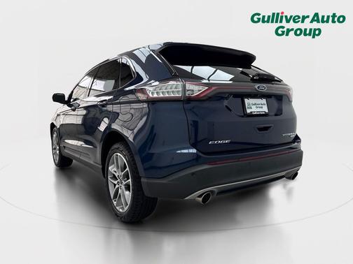 Blue Jeans Metallic 2017 Ford Edge Titanium