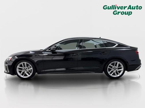 Black Metallic 2024 Audi A5 Sportback 45 S Line Premium