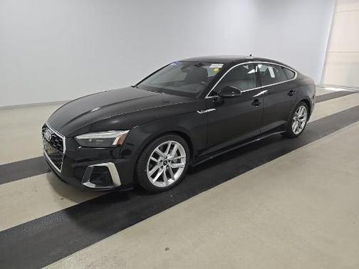 Black Metallic 2024 Audi A5 Sportback 45 S Line Premium