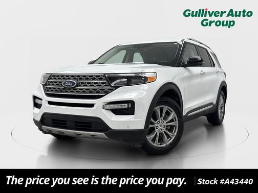 Oxford White 2020 Ford Explorer Limited