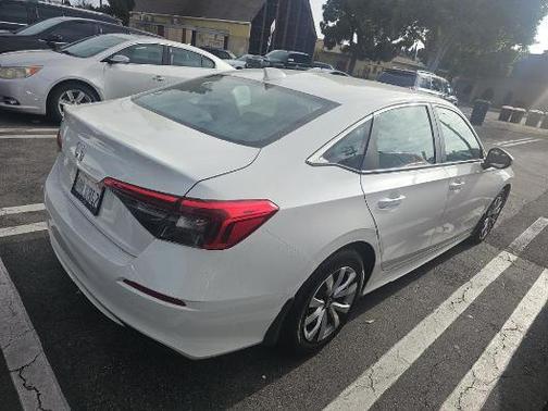 Platinum White Pearl 2024 Honda Civic LX