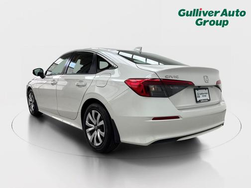Platinum White Pearl 2024 Honda Civic LX