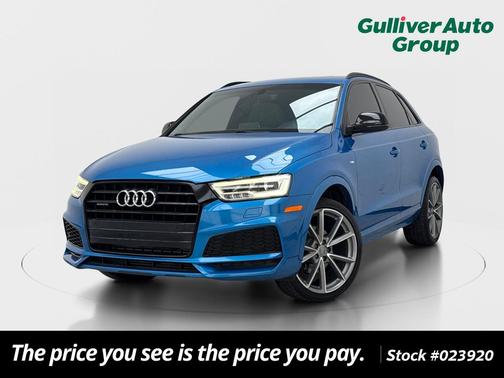 Hainan Blue Metallic 2018 Audi Q3 2.0T Sport Premium