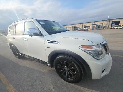 Pearl White 2017 Nissan Armada Platinum