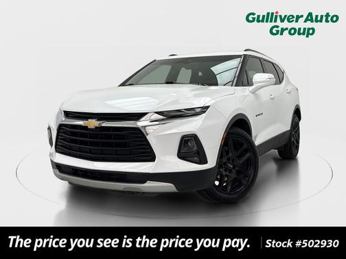 Summit White 2021 Chevrolet Blazer 3LT