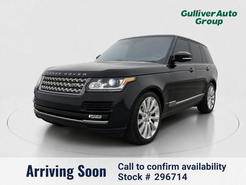 Santorini Black 2016 Land Rover Range Rover 5.0L Supercharged