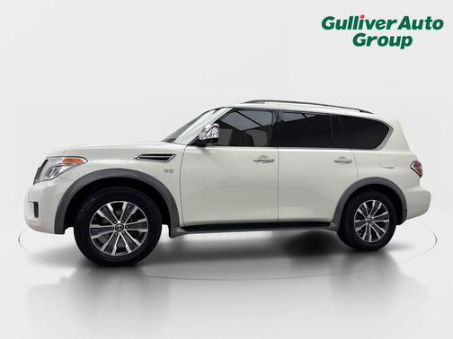 Pearl White 2017 Nissan Armada SL