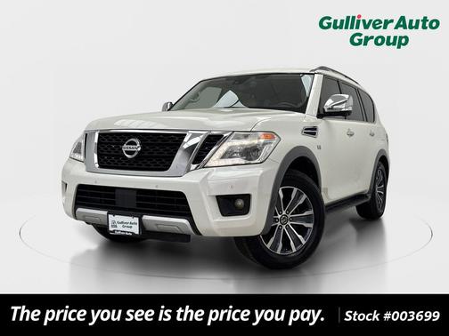 Pearl White 2017 Nissan Armada SL