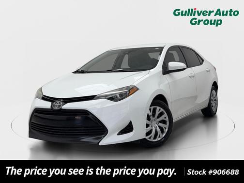 Super White 2019 Toyota Corolla LE