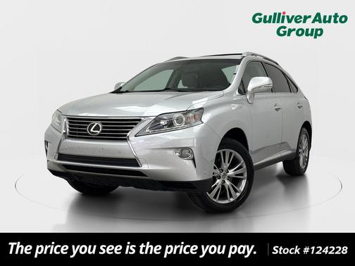 Silver Lining Metallic 2013 Lexus RX 350 Base