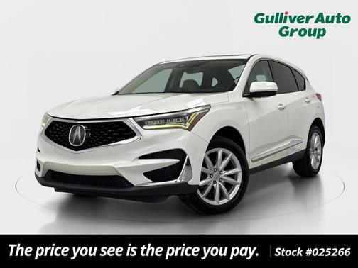 White Diamond Pearl 2019 Acura RDX Base