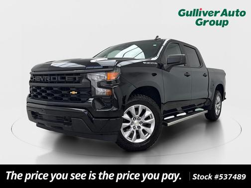 Black 2022 Chevrolet Silverado 1500 Custom