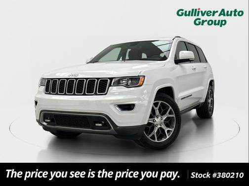 Bright White Clearcoat 2018 Jeep Grand Cherokee Sterling Edition