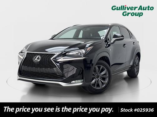 Obsidian 2016 Lexus NX 200t F Sport