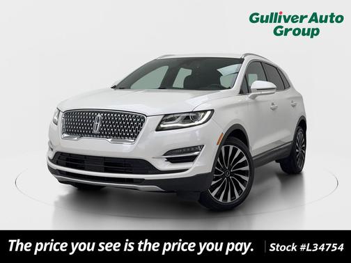 White Platinum Clearcoat Metallic 2019 Lincoln MKC Black Label