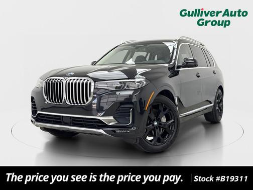 Black Sapphire Metallic 2020 BMW X7 xDrive40i