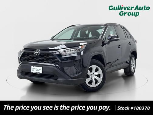 Midnight Black Metallic 2021 Toyota RAV4 LE