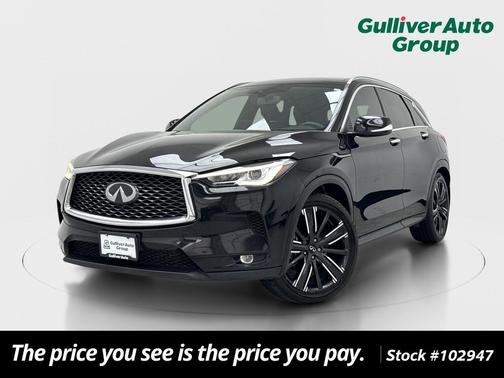Black Obsidian 2021 INFINITI QX50 LUXE