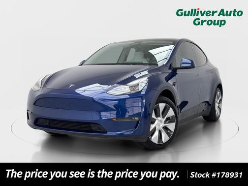 Deep Blue Metallic 2021 Tesla Model Y Long Range Dual Motor All-Wheel Drive