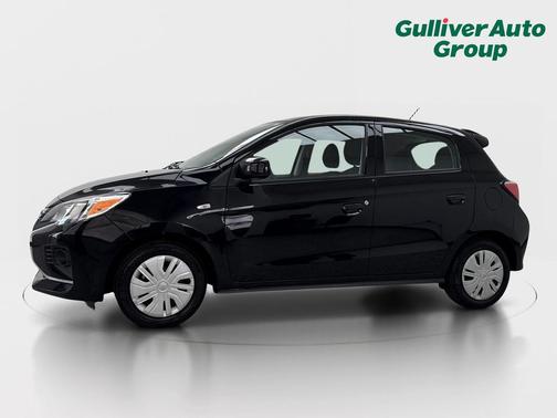 Jet Black Metallic 2024 Mitsubishi Mirage ES