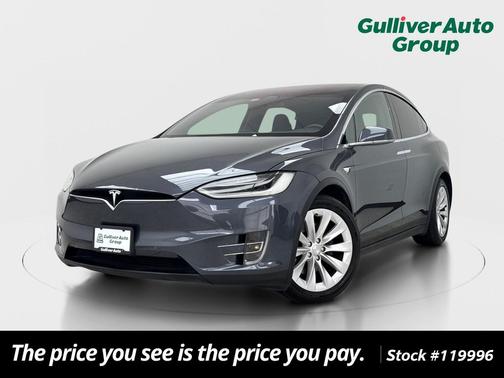 Midnight Silver Metallic 2018 Tesla Model X 75D
