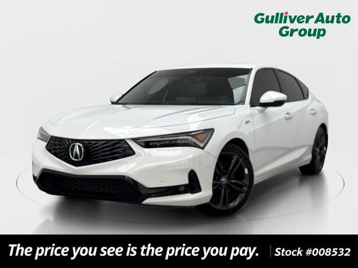 Platinum White Pearl 2023 Acura Integra A-SPEC Technology